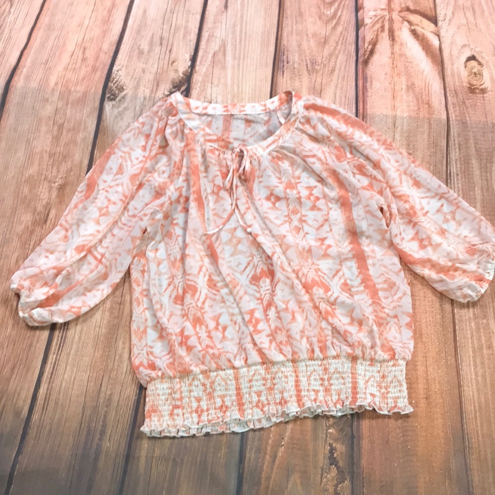 Peach Blouse